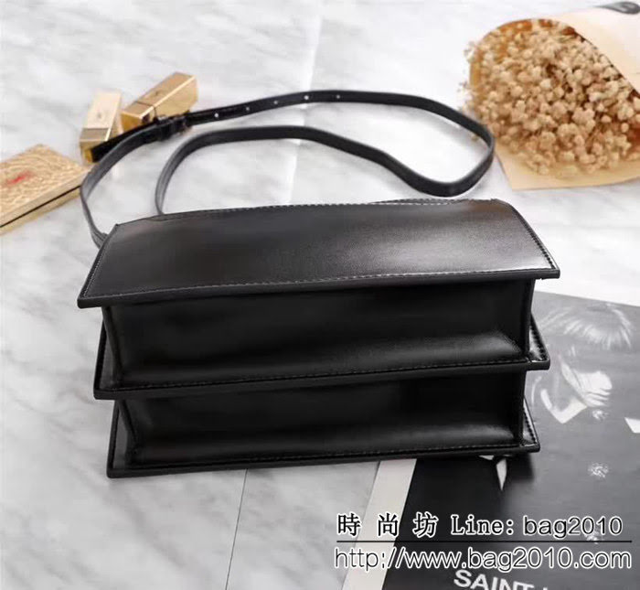 YSL聖羅蘭 新款ZOE 小牛皮單肩斜挎包 可正反兩面背 532561 YAS1224